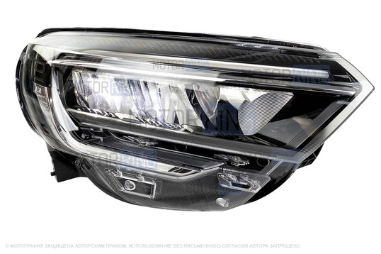 Передняя светодиодная правая фара АвтоСвет образца 2022 года (нового образца) для Лада Веста NG