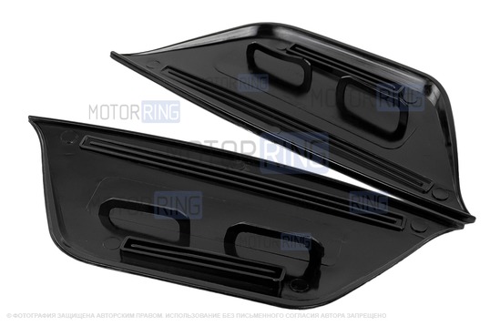 Комплект задних диодных тюнинг фонарей образца 2021 года в стиле Range Rover для Шевроле Нива, Лада Нива Тревел