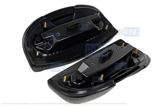 Комплект задних диодных тюнинг фонарей образца 2021 года в стиле Range Rover для Шевроле Нива, Лада Нива Тревел