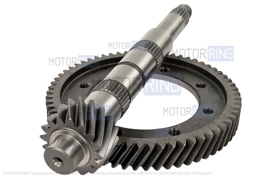 Главная пара SOKOL 3.9 под КПП 2108 для ВАЗ 2108-21099, 2110-2112, 2113-2115, Лада Калина, Гранта_1