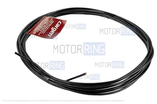 Провод ПВАМ черный 2.5кв.мм Cargen 5м для автопроводки_1