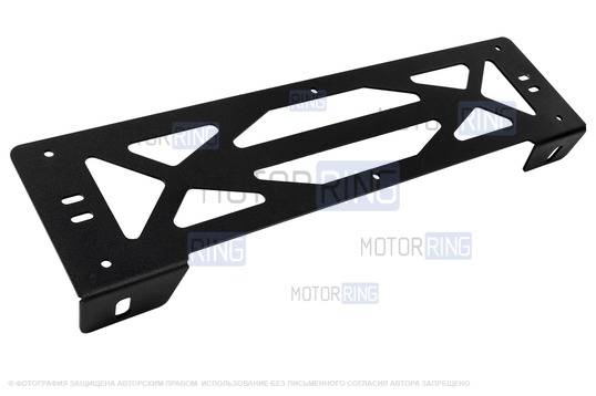 Кронштейн PBK 3мм крепления дополнительных фар с верхним расположением под номерной знак