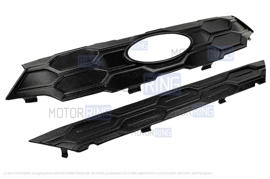 Комплект зимней защиты радиатора (заглушки на зиму) ЯрПласт для Лада Веста NG Кросс_1