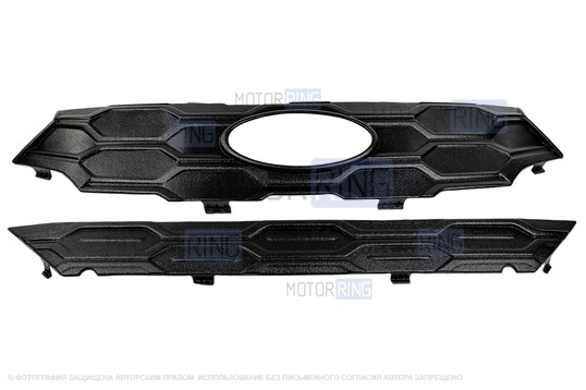 Комплект зимней защиты радиатора (заглушки на зиму) ЯрПласт для Лада Веста NG Кросс