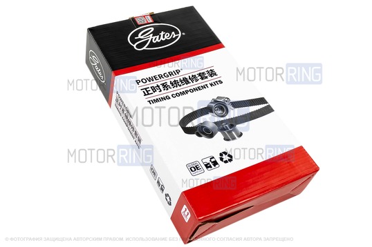 Комплект ремня ГРМ CHINA ORIGINAL GATES с помпой Luzar образца 21116 для 8-клапанных Лада Калина, Калина 2, Гранта, Гранта FL, Приора, Ларгус, Ларгус FL, Веста NG, Датсун