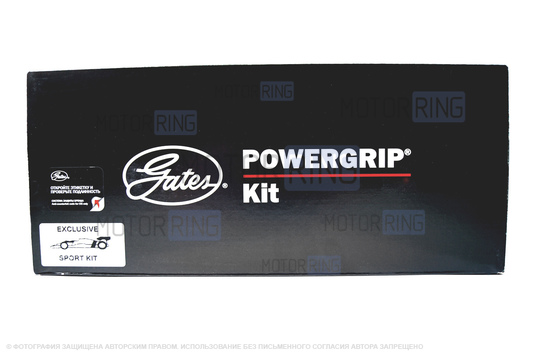 Усиленный комплект ремня ГРМ GATES с помпой Luzar Turbo образца 2112 для 16-клапанных ВАЗ 2110-2112, 2113, 2114