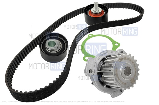 Комплект ремня ГРМ GATES с помпой 21126 ТЗА серии Комфорт для 16-клапанных Лада Приора, Калина, Калина 2, Гранта, Гранта FL, Ларгус, Ларгус FL, Веста, Икс Рей, Датсун_1