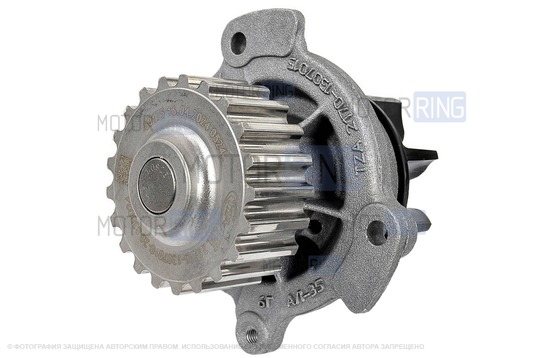 Комплект ремня ГРМ Gates с помпой ТЗА Комфорт для 8-клапанных Лада Калина, Калина 2, Гранта, Гранта FL, Приора, Ларгус, Ларгус FL, Веста NG, Датсун