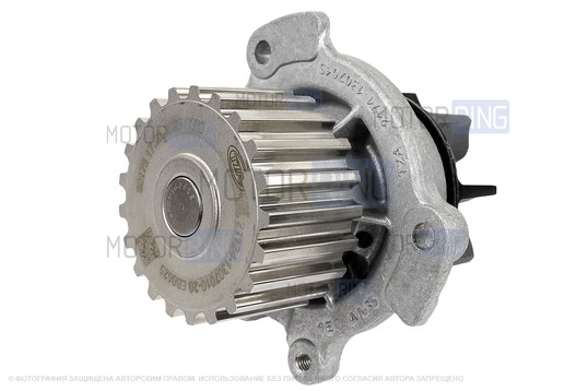 Комплект ремня ГРМ GATES с помпой ТЗА образца 2112 серии Комфорт для 16-клапанных ВАЗ 2110-2112, 2113, 2114