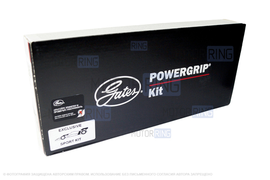 Усиленный комплект ремня ГРМ GATES с помпой ТЗА образца 2112 серии Комфорт для 16-клапанных ВАЗ 2110-2112, 2113, 2114