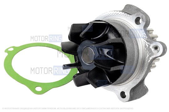 Усиленный комплект ремня ГРМ GATES с помпой ТЗА серии Комфорт для 8-клапанных ВАЗ 2108-21099, 2110-2112, 2113-2115, Лада Приора, Калина, Калина 2, Гранта в комплектации Стандарт, Ока