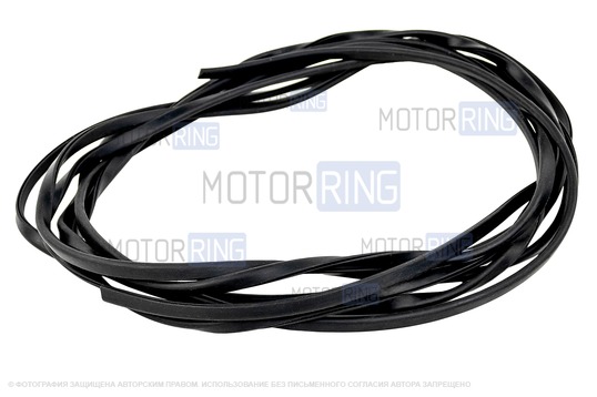 Воздухозаборник Хамелеон на капот с уплотнителем пластиковых накладок (2 метра) для Лада 4х4, Нива Легенд