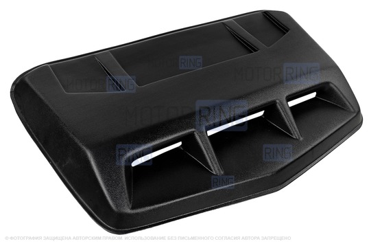 Воздухозаборник Хамелеон на капот с уплотнителем пластиковых накладок (2 метра) для Лада 4х4, Нива Легенд