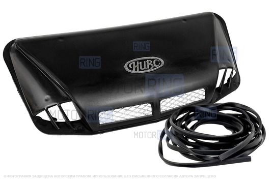 Воздухозаборник Ростов с сеткой на капот с уплотнителем пластиковых накладок (2 метра) для Лада 4х4, Нива Легенд_1