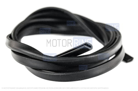 Воздухозаборник Ростов с сеткой на капот с уплотнителем пластиковых накладок (2 метра) для Лада 4х4, Нива Легенд