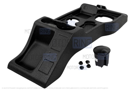 Тоннель пола черный Комфорт с пепельницей для Лада 4х4 (Нива) 2121, 21213, 21214, 2131_1