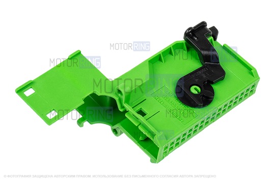 Разъем (колодка) комбинации приборов Норма зеленый без проводов для Лада Калина, Приора_1
