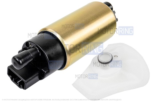 Электробензонасос (моторчик) ATS с сеткой для ВАЗ 2101-2107, 2108-21099, 2110-2112, 2113-2115, Лада Калина, Приора, 4х4 (Нива), Шевроле Нива_1