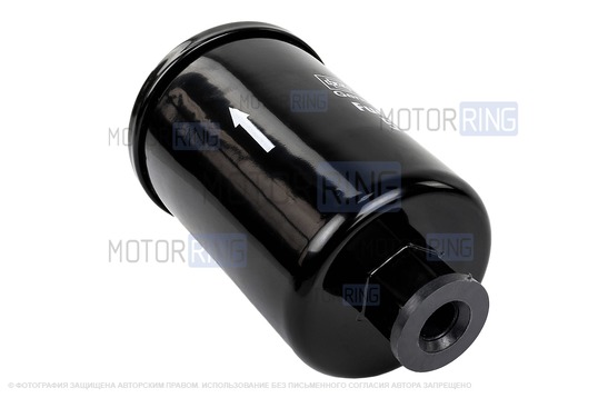 Топливный фильтр NAC на гайках для инжекторных ВАЗ 2104, 2105, 2107, 2108-21099, 2110-2112, 2113-2115, Лада 4х4, Нива Легенд