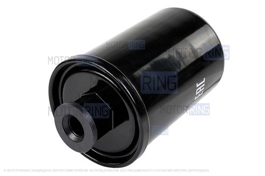 Топливный фильтр NAC на гайках для инжекторных ВАЗ 2104, 2105, 2107, 2108-21099, 2110-2112, 2113-2115, Лада 4х4, Нива Легенд