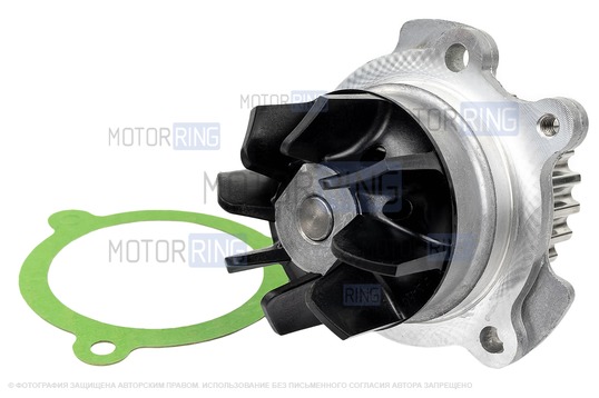 Комплект ремня ГРМ CHINA ORIGINAL GATES с помпой ТЗА серии Люкс образца 21128 для 8-клапанных Лада Калина, Калина 2, Гранта, Гранта FL, Приора, Ларгус, Ларгус FL, Веста NG, Датсун