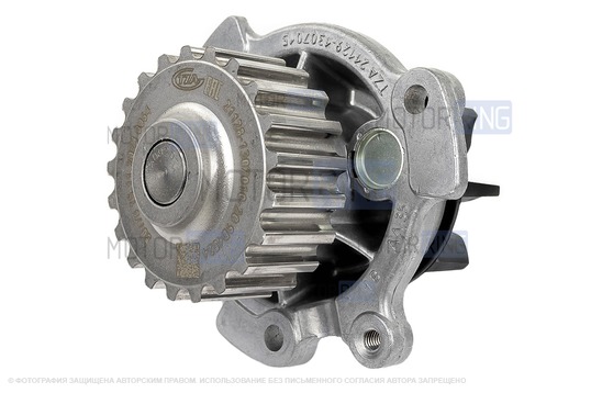 Комплект ремня ГРМ CHINA ORIGINAL GATES с помпой ТЗА серии Люкс образца 21128 для 8-клапанных Лада Калина, Калина 2, Гранта, Гранта FL, Приора, Ларгус, Ларгус FL, Веста NG, Датсун