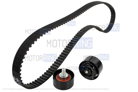 Комплект ремня ГРМ CHINA ORIGINAL GATES с помпой 21126 ТЗА серии Комфорт для 16-клапанных Лада Приора, Калина, Калина 2, Гранта, Гранта FL, Ларгус, Ларгус FL, Веста, Икс Рей, Датсун