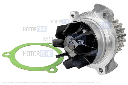 Комплект ремня ГРМ CHINA ORIGINAL GATES с помпой 21129 ТЗА серии Люкс для 16-клапанных Лада Приора, Калина, Калина 2, Гранта, Гранта FL, Ларгус, Ларгус FL, Веста, Икс Рей, Датсун
