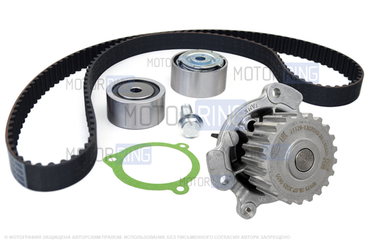 Комплект ГРМ Marel Magnum с помпой 21129 ТЗА серии Люкс для 16-клапанных Лада Приора, Калина, Калина 2, Гранта, Гранта FL, Ларгус, Ларгус FL, Веста, Икс Рей, Датсун_1