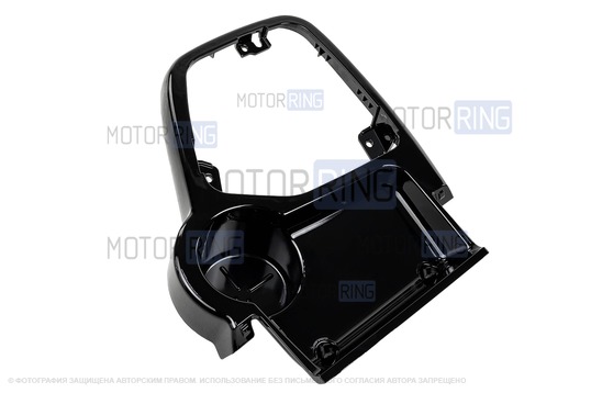 Рамка КПП консоли черная глянцевая для Лада Приора 2