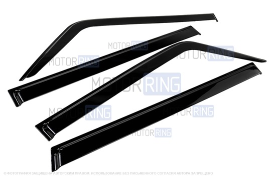 Дефлекторы (ветровики) дверей Azard Voron Glass для ВАЗ 2104_1