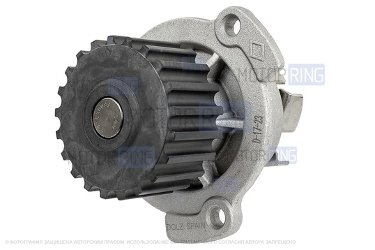 Водяной насос (помпа) DOLZ 21179 для 16 кл Лада Приора, Калина, Калина 2, Гранта, Гранта FL, Датсун, Веста, Веста NG, Икс Рей, Ларгус, Ларгус FL, Искра, Аура, ВАЗ 2114 Супер Авто