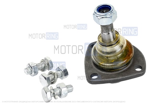 Палец шаровой HOFER 2108 с чехлом и крепежом для ВАЗ 2108-21099, 2110-2112, 2113-2115, Лада Приора, Калина, Калина 2, Гранта, Гранта FL, Ока, Датсун_1