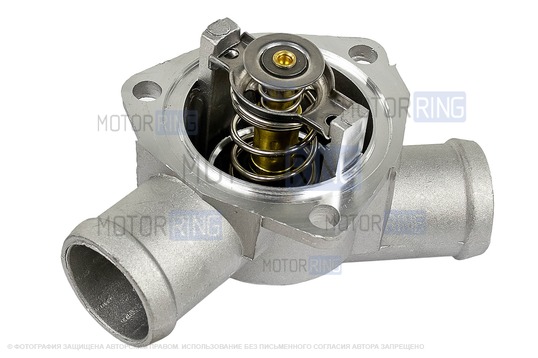 Крышка термостата HOFER с элементом 21082 (85 градусов) для инжекторных ВАЗ 2108-21099, 2110-2112, 2113-2115, Лада Приора, Калина