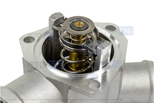 Крышка термостата HOFER с элементом 21082 (85 градусов) для инжекторных ВАЗ 2108-21099, 2110-2112, 2113-2115, Лада Приора, Калина