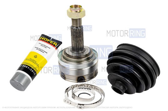 Шарнир наружный HOFER в сборе для ВАЗ 2108-21099, 2110-2112, 2113-2115, Лада Гранта, Гранта FL, Калина, Калина 2, Приора, Датсун_1