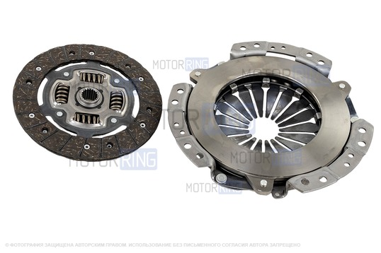 Комплект сцепления MAPA 2121 в сборе для ВАЗ 2101-2107, Лада 4х4 (Нива) до 2009 г.в.
