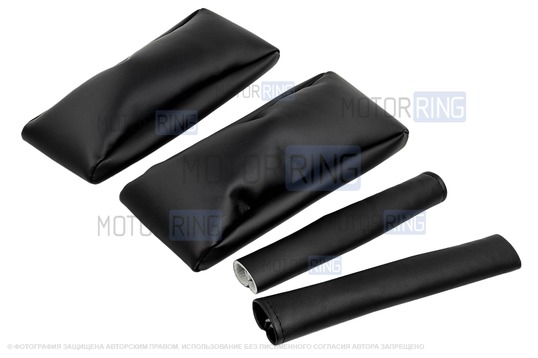 Чехлы на подлокотники Аламар экокожа (120мм) для Лада Нива 4х4, Шевроле Нива_1