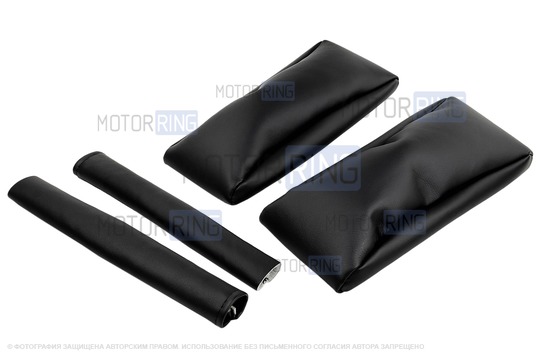 Чехлы на подлокотники Аламар экокожа (120мм) для Лада Нива 4х4, Шевроле Нива