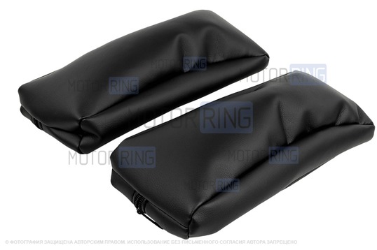 Чехлы на подлокотники Аламар экокожа (120мм) для Лада Нива 4х4, Шевроле Нива