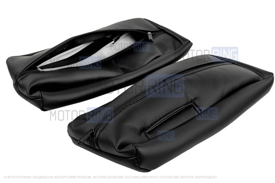 Чехлы на подлокотники Аламар экокожа (120мм) для Лада Нива 4х4, Шевроле Нива