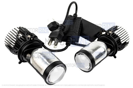 Светодиодные лампы TheBestPartner Y6 6000К H4 с линзой