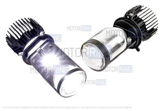 Светодиодные лампы TheBestPartner Y6 6000К H4 с линзой