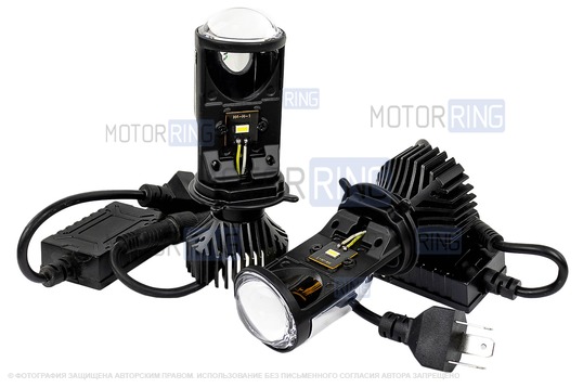 Светодиодные лампы TheBestPartner Y6 6000К H4 с линзой