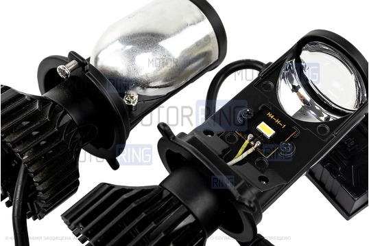 Светодиодные лампы TheBestPartner Y6 6000К H4 с линзой