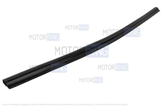 Уплотнитель опускного стекла БРТ передней двери нижний правый для ВАЗ 2109, 21099, 2115