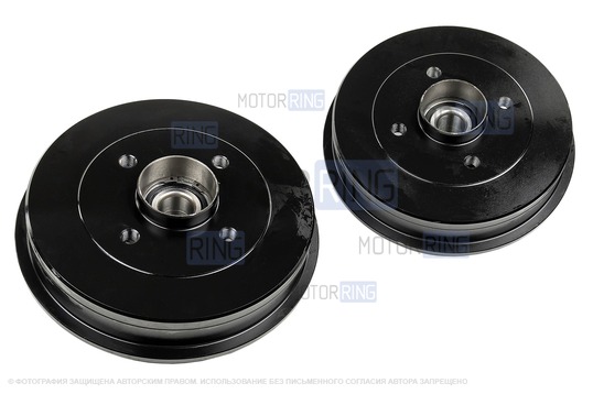 Задние тормозные барабаны ATC с подшипником и кольцом АБС для Лада Веста, Икс Рей, Рено Логан 2