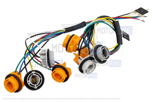 Задние фонари тонированные с красной полосой для ВАЗ 2105, 2107 