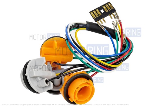 Задние фонари тонированные с красной полосой для ВАЗ 2105, 2107 