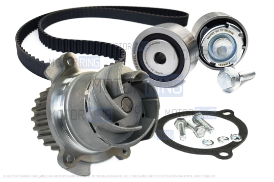 Комплект ГРМ Marel Magnum с помпой 21126 Luzar для 16-клапанных Лада Приора, Калина, Калина 2, Гранта, Гранта FL, Ларгус, Ларгус FL, Веста, Икс Рей, Датсун_1